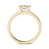 14K Yelllow Gold Diamond Engagement Ring (3/4 Ct tw, IGI USA Certified GH/I1)