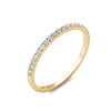1/4 Ctw GH/SI1-SI2 AGS Certified 14K Yellow Gold Natural Diamonds Wedding Band