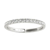 1/3 Ctw GH/SI2-I1 AGS Certified 14K White Gold Natural Diamonds Wedding Band