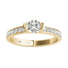 14K Yelllow Gold Diamond Engagement Ring (3/4 Ct tw, IGI USA Certified GH/I1)