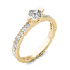 14K Yelllow Gold Diamond Engagement Ring (3/4 Ct tw, IGI USA Certified GH/I1)