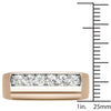 1/2 Ct tw Natural Diamond Mens Ring AGS Certified, GH/SI2-I1 14K White and Dune Gold